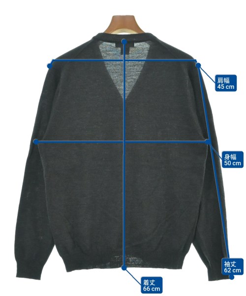 Eddie Bauer（エディバウワー）カーディガン グレー サイズ:S メンズ/2200620025041