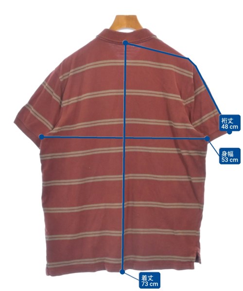 Eddie Bauer（エディバウワー）ポロシャツ 赤 サイズ:L メンズ/2200620270045