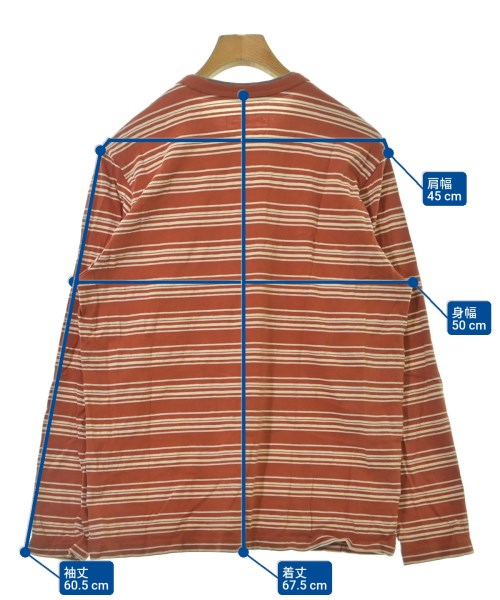 Eddie Bauer（エディバウワー）Tシャツ・カットソー オレンジ サイズ:M メンズ/2200678571040