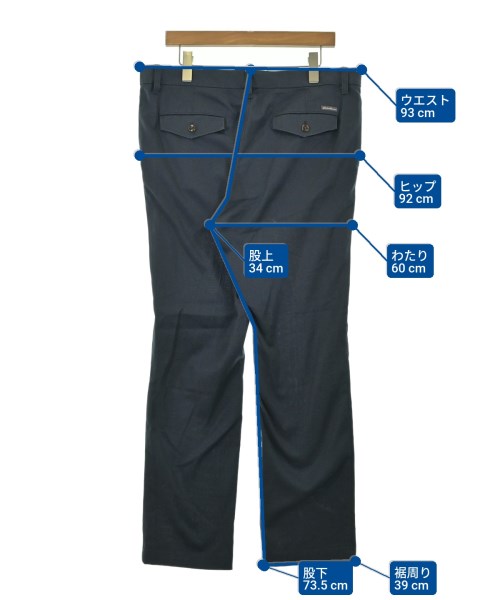 Eddie Bauer（エディバウワー）スラックス 紺 サイズ:35(XL位) メンズ/2200679140054