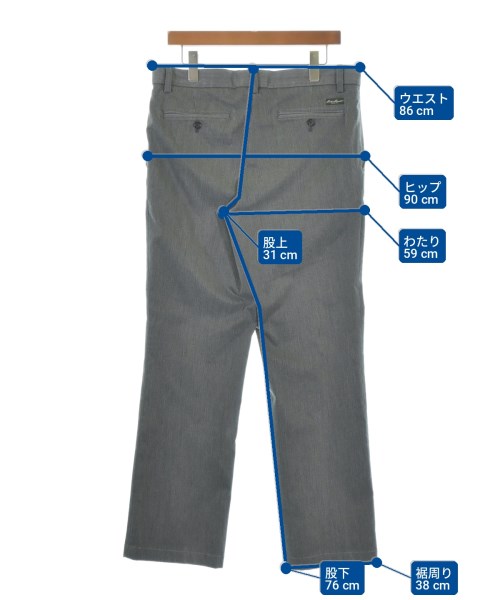 Eddie Bauer（エディバウワー）スラックス グレー サイズ:34(XL位) メンズ/2200679140078