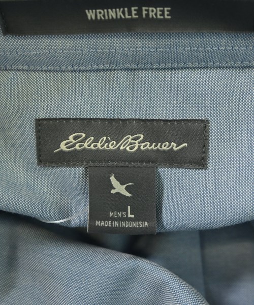 Eddie Bauer（エディバウワー）ドレスシャツ 青 サイズ:L メンズ/2200679140221