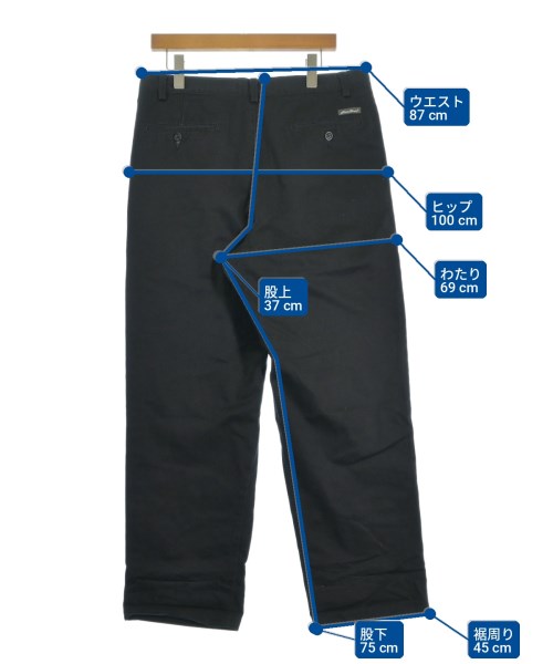 Eddie Bauer（エディバウワー）チノパン 黒 サイズ:35(L位) メンズ/2200710604033