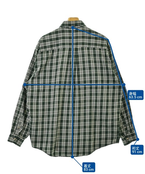 Eddie Bauer（エディバウワー）カジュアルシャツ 緑 サイズ:L メンズ/2200712942041