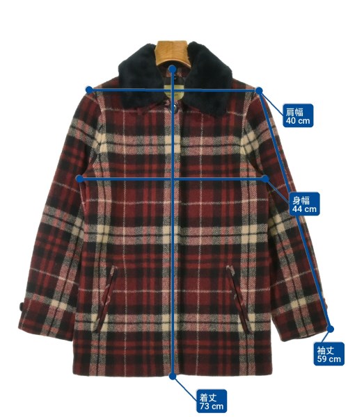 Eddie Bauer（エディバウワー）ステンカラーコート 赤 サイズ:XS レディース/2200718886028