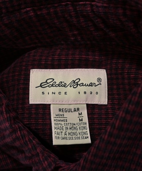 Eddie Bauer（エディバウワー）カジュアルシャツ 赤 サイズ:M メンズ/2200648087052