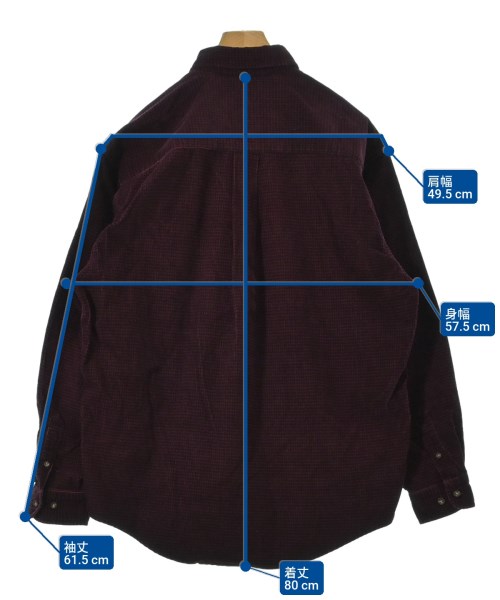 Eddie Bauer（エディバウワー）カジュアルシャツ 赤 サイズ:M メンズ/2200648087052