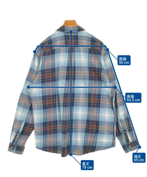 Eddie Bauer（エディバウワー）カジュアルシャツ 青 サイズ:XL メンズ/2200716707103