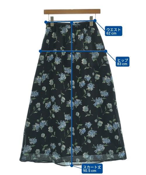 Eddie Bauer（エディバウワー）ロング・マキシ丈スカート 黒 サイズ:4(M位) レディース/2200714040035