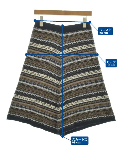 Eddie Bauer（エディバウワー）ひざ丈スカート その他（柄物・カラフル） サイズ:M レディース/2200721947051
