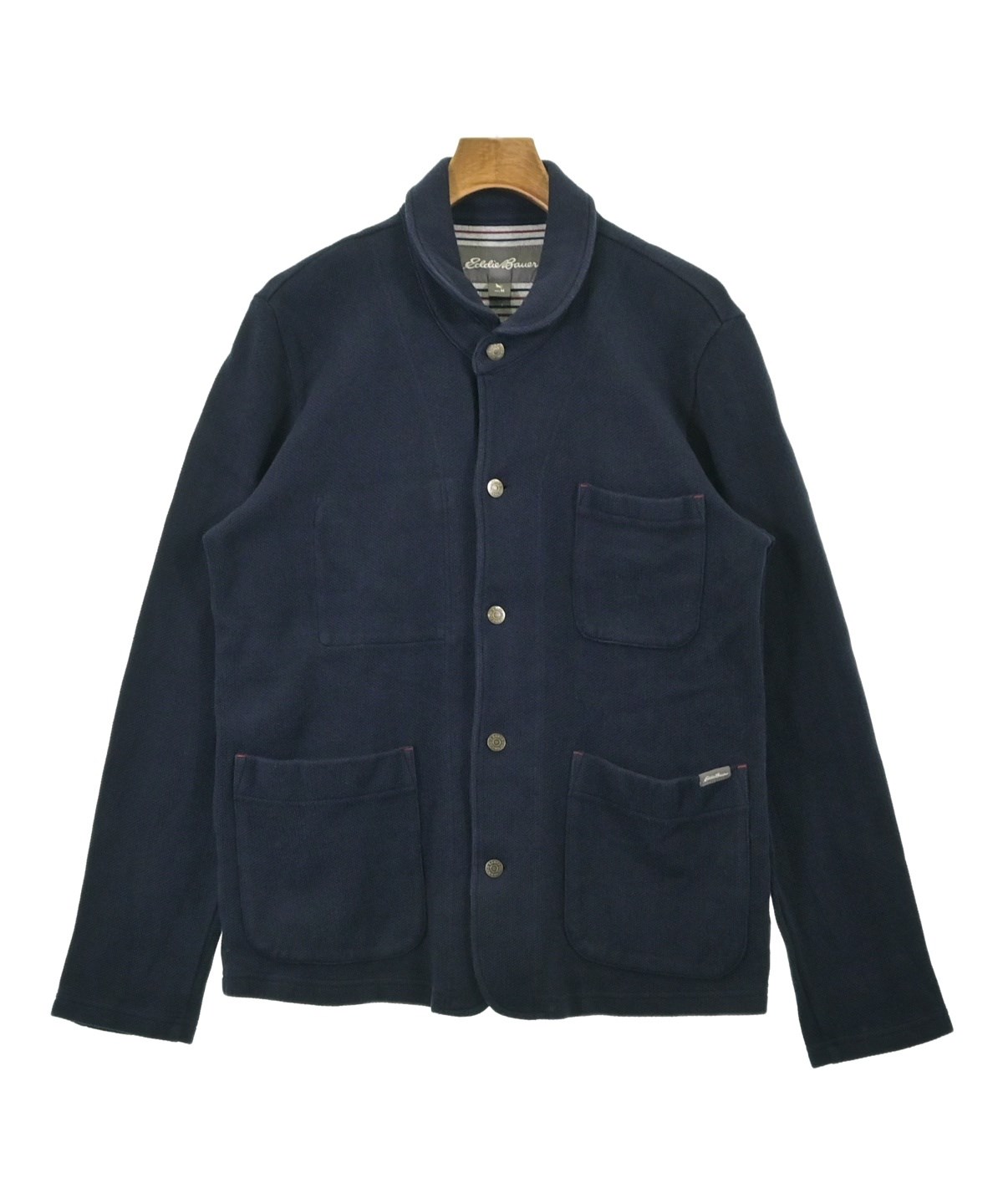 Eddie Bauer(エディバウワー)カバーオール 紺 サイズ:M メンズ Eddie Bauer(エディバウワー)カバーオール 紺 サイズ:M メンズ