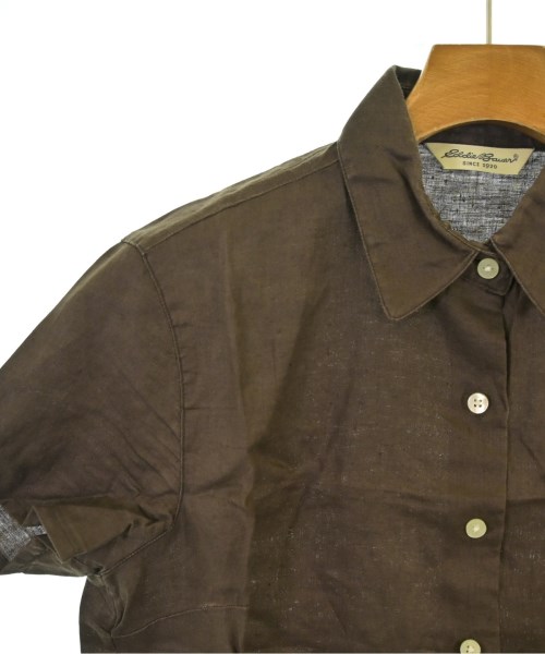 Eddie Bauer（エディバウワー）カジュアルシャツ 茶 サイズ:M レディース/2200684028033