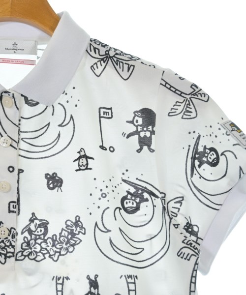 Penguin by Munsingwear（ペンギンバイマンシングウェア）ポロシャツ 白 サイズ:L レディース/2200655726159