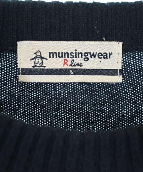 Munsingwear（マンシングウェア）ニット・セーター 紺 サイズ:L メンズ/2200633948139
