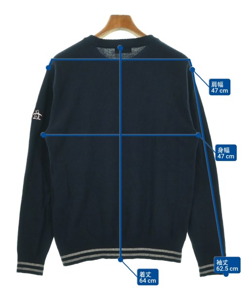 Munsingwear（マンシングウェア）ニット・セーター 紺 サイズ:L メンズ/2200633948139