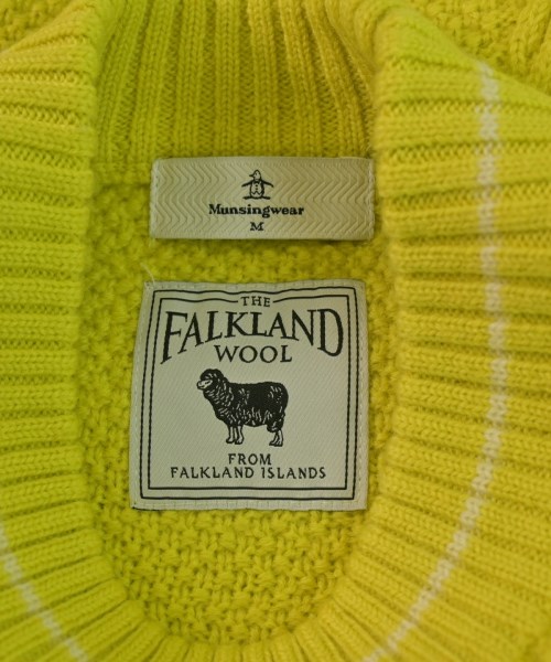 Munsingwear（マンシングウェア）ニット・セーター 黄 サイズ:M メンズ/2200657524180