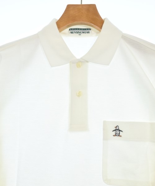Munsingwear（マンシングウェア）ポロシャツ 白 サイズ:S メンズ/2200703886231