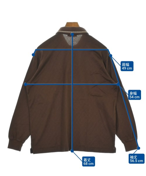 Munsingwear（マンシングウェア）ポロシャツ 茶 サイズ:LL(XL位) メンズ/2200689957130