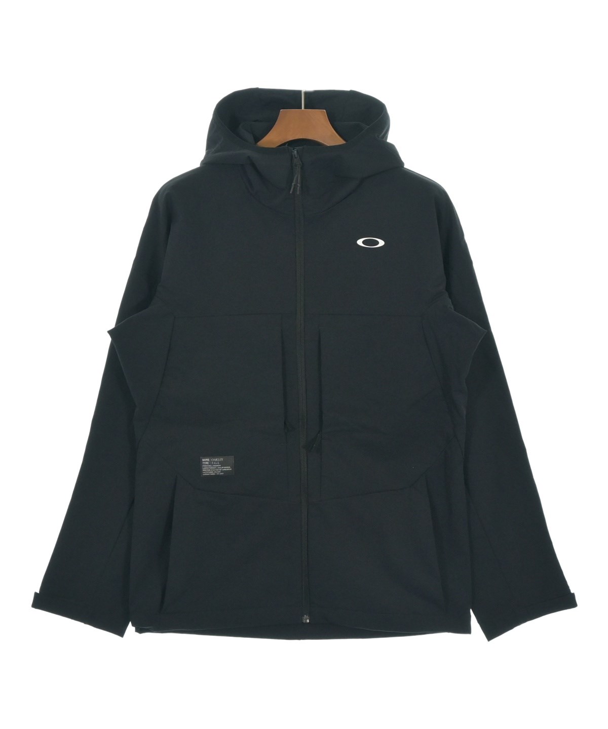 OAKLEY ブラック マウンテンパーカー Lサイズ OAKLEY（オークリー）マウンテンパーカー 黒 サイズ:L メンズ