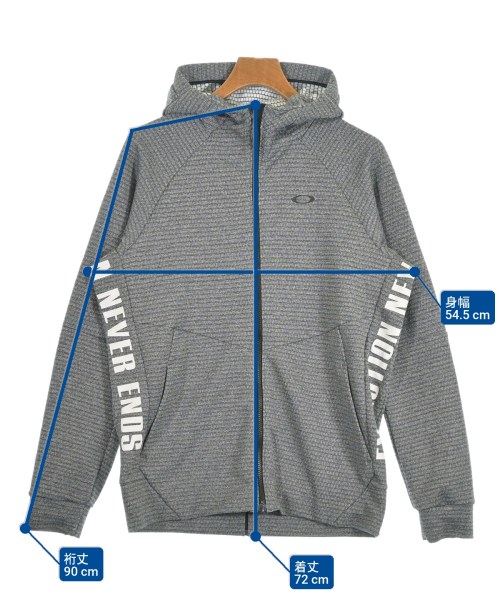 OAKLEY（オークリー）パーカー グレー サイズ:L メンズ/2200622291017