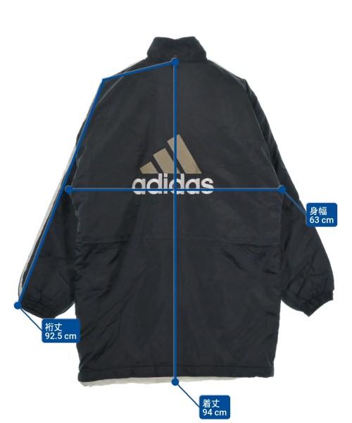 adidas（アディダス）ダウンコート 黒 サイズ:40(L位) メンズ/2200636486188