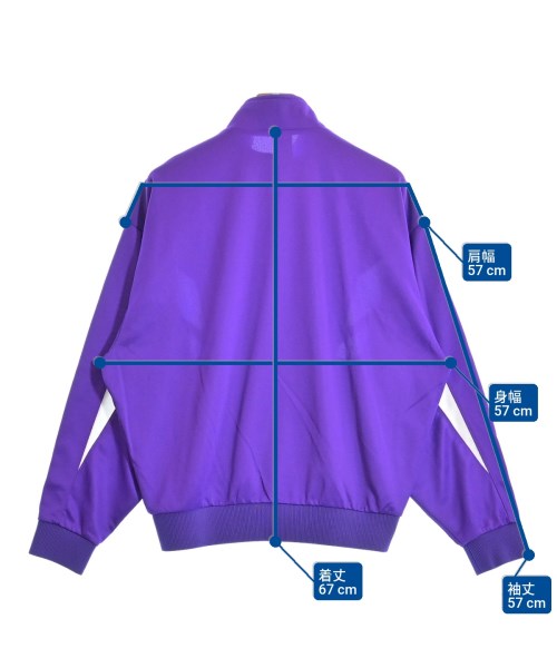 adidas（アディダス）スウェット 紫 サイズ:XO(XL位) メンズ/2200643437104