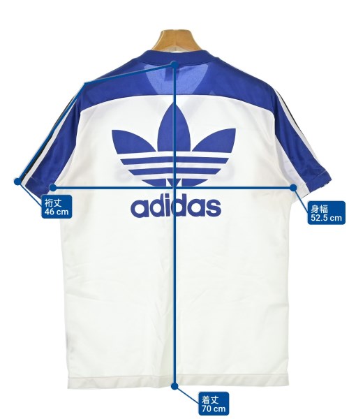 adidas（アディダス）Tシャツ・カットソー 白 サイズ:L メンズ/2200676034073