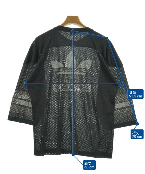 adidas（アディダス）Tシャツ・カットソー 黒 サイズ:XL メンズ/2200701398033