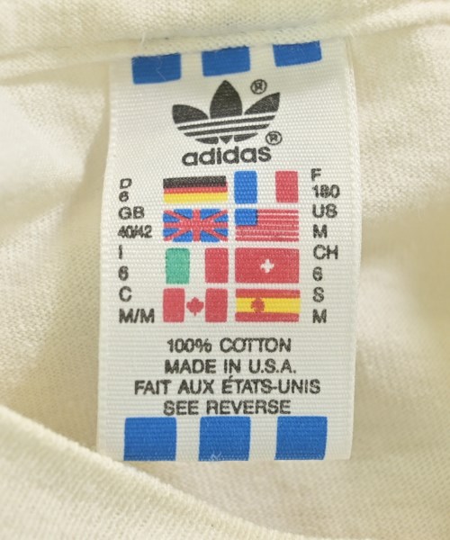 adidas（アディダス）Tシャツ・カットソー 白 サイズ:M メンズ/2200701938079