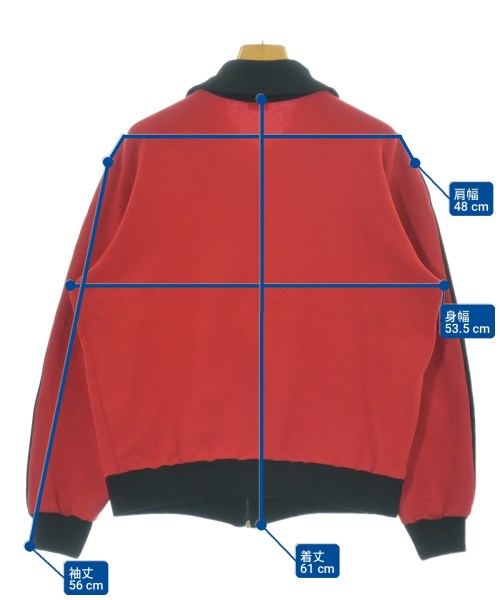 adidas（アディダス）パーカー 赤 サイズ:3(L位) メンズ/2200720194029