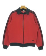 adidas（アディダス）パーカー 赤 サイズ:3(L位) メンズ/2200720194029