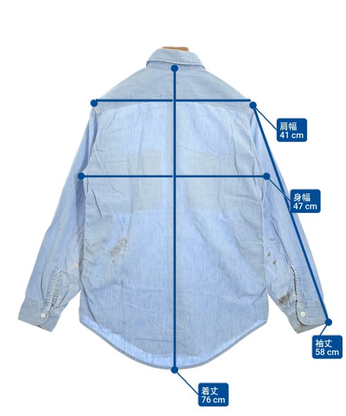 BIG MAC（ビッグマック）カジュアルシャツ 青 サイズ:-(L位) メンズ/2200651626163