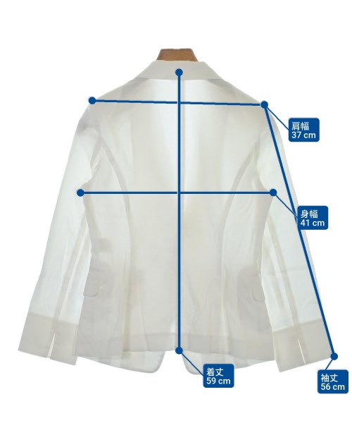 BLUE BELL（ブルーベル）カジュアルジャケット 白 サイズ:38(M位) レディース/2200618058037
