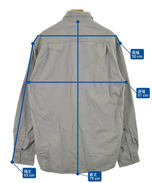 Carhartt（カーハート）カジュアルシャツ グレー サイズ:M メンズ/2200612959125