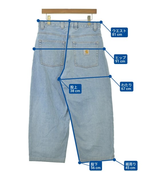 Carhartt（カーハート）デニムパンツ 青 サイズ:S メンズ/2200670951031