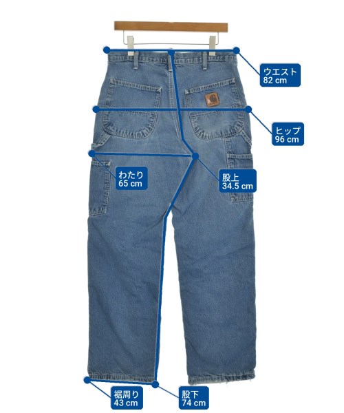 Carhartt（カーハート）デニムパンツ 青 サイズ:32(L位) メンズ/2200716939054