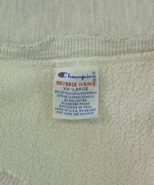 CHAMPION（チャンピオン）スウェット グレー サイズ:XXL メンズ/2200520797161