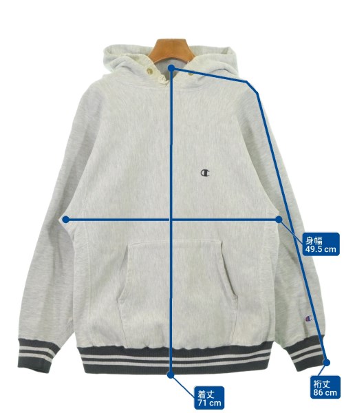 CHAMPION（チャンピオン）パーカー グレー サイズ:L メンズ/2200622954172