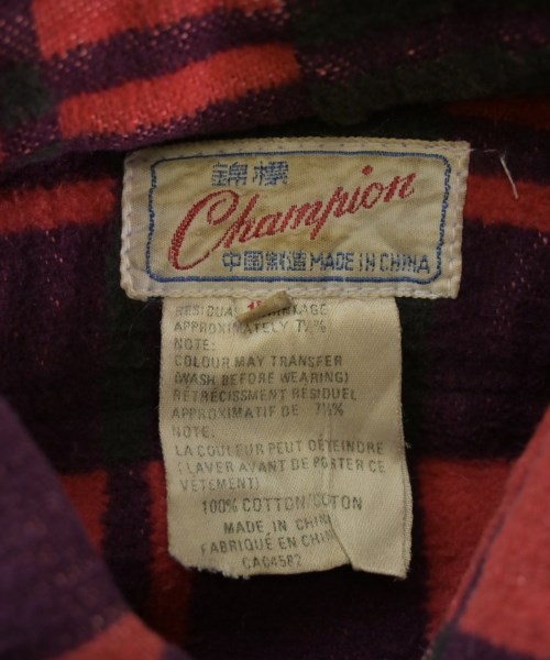 CHAMPION（チャンピオン）カジュアルシャツ 赤 サイズ:15 1/2(M位) メンズ/2200640233013