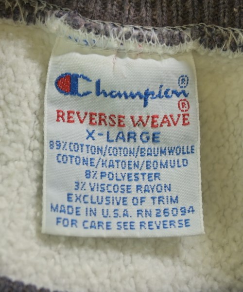 CHAMPION（チャンピオン）スウェット グレー サイズ:XL メンズ/2200644808040