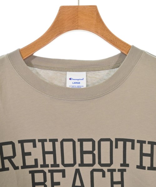 CHAMPION（チャンピオン）Tシャツ・カットソー ベージュ サイズ:L メンズ/2200609215081