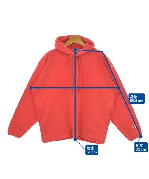 CHAMPION（チャンピオン）パーカー 赤 サイズ:M レディース/2200670343027