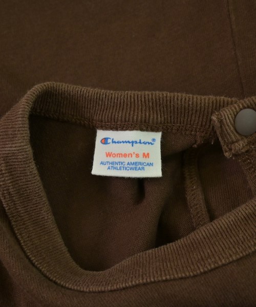CHAMPION（チャンピオン）Tシャツ・カットソー 茶 サイズ:M レディース/2200673041029