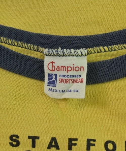 CHAMPION（チャンピオン）Tシャツ・カットソー 黄 サイズ:M メンズ/2200673041036