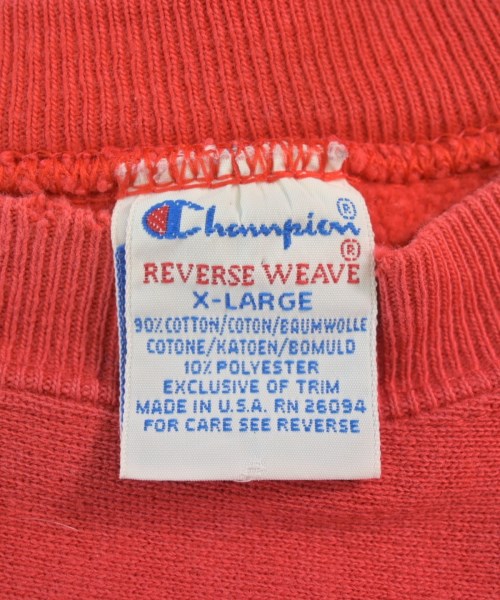 CHAMPION（チャンピオン）スウェット 赤 サイズ:XL メンズ/2200700671014