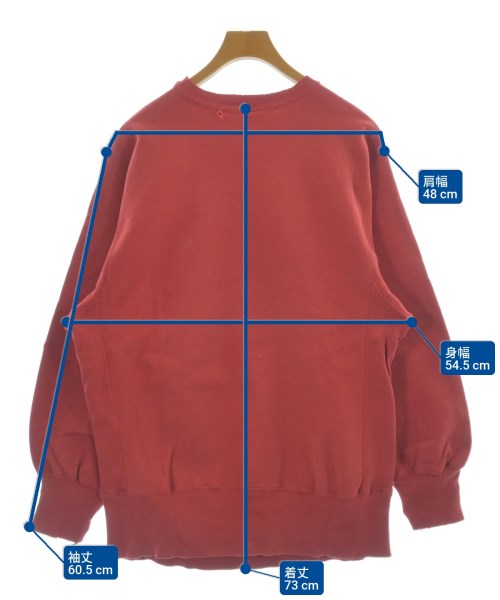 CHAMPION（チャンピオン）スウェット 赤 サイズ:XL メンズ/2200654576021
