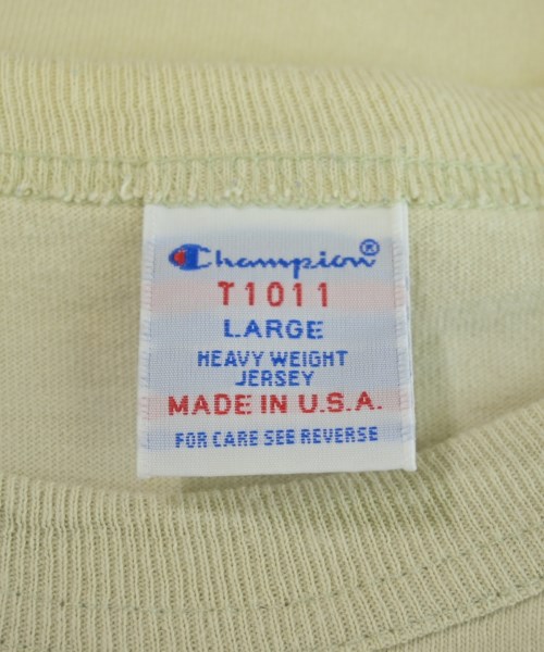 CHAMPION（チャンピオン）Tシャツ・カットソー 黄 サイズ:L メンズ/2200707695044