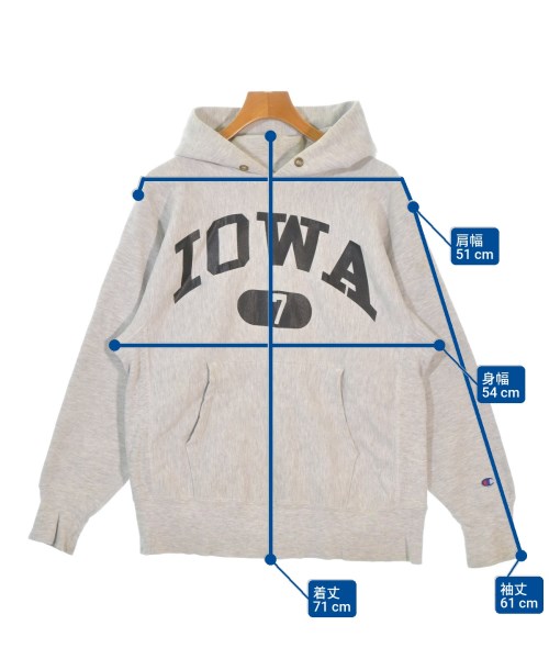 CHAMPION（チャンピオン）スウェット グレー サイズ:L メンズ/2200670483044