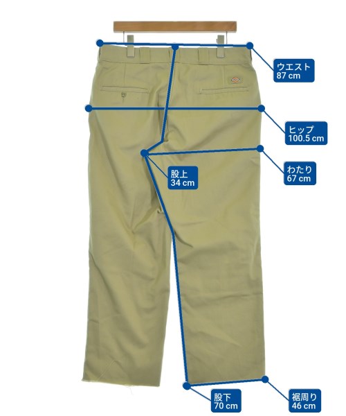 Dickies（ディッキーズ）チノパン ベージュ サイズ:-(XL位) メンズ/2200637451116