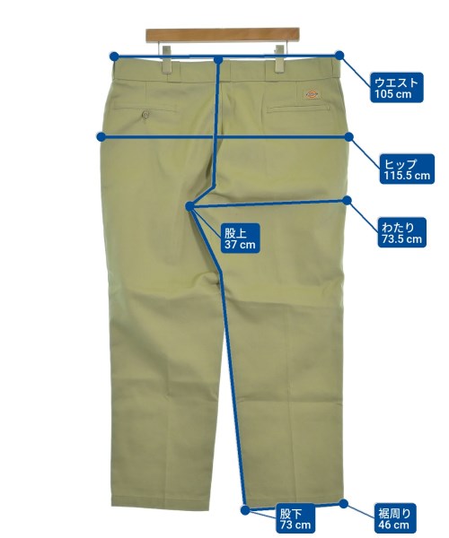 Dickies（ディッキーズ）チノパン カーキ サイズ:42(XXL位) メンズ/2200637451123